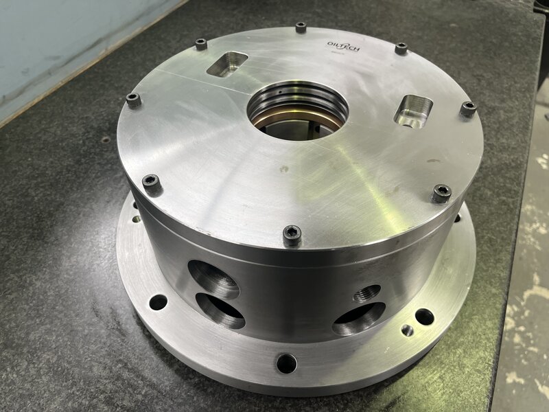 Completed bearing assembly with seals — ready for installation