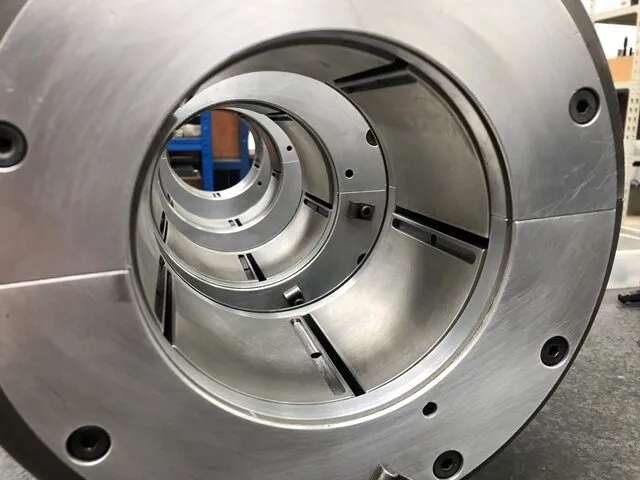 Finished tilting-pad journal bearing assemblies used to explain bearing preload